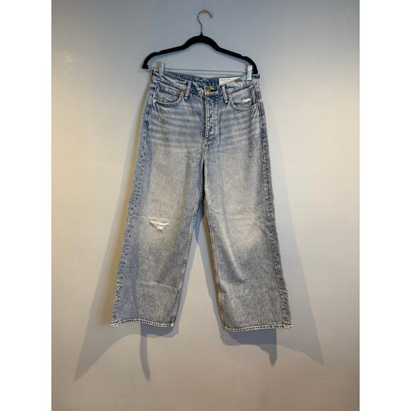 Rag & Bone New York High-Rise Ankle Wide Leg Jeans – Size 29 - Picture 1 of 6